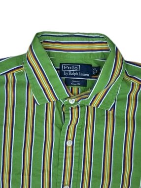 Polo Ralph Lauren Mens Stanton Classic Fit Size L Green Multi Stripe